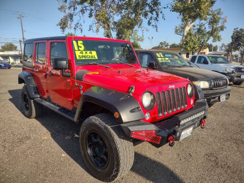 2015 Jeep Wrangler Unlimited for sale at Larry's Auto Sales Inc. in Fresno CA