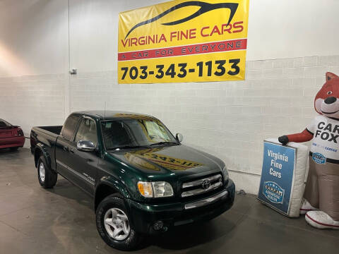2003 Toyota Tundra for sale at Virginia Fine Cars in Chantilly VA