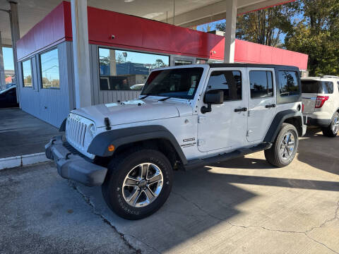 2016 Jeep Wrangler Unlimited for sale at Baton Rouge Auto Sales in Baton Rouge LA