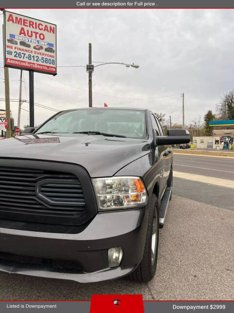 2017 Ram 1500 for sale at American Auto Bristol Inc in Bristol, PA