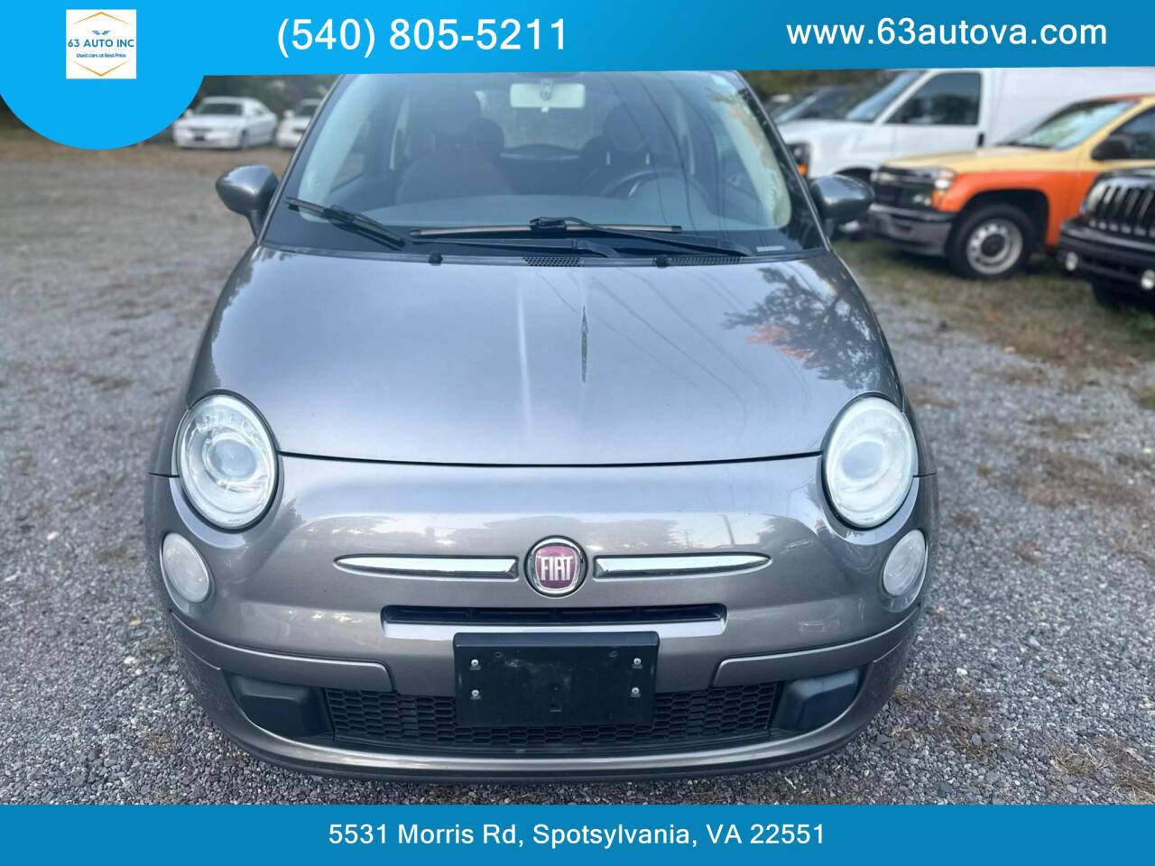 2012 FIAT 500 for sale at 63 Auto Inc in Spotsylvania, VA