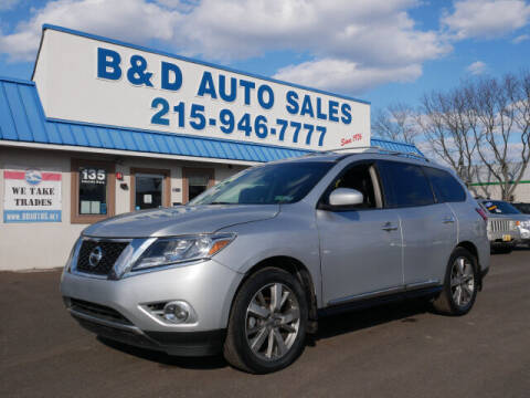 2014 Nissan Pathfinder for sale at B & D Auto Sales Inc. in Fairless Hills PA