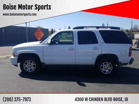 2004 Chevrolet Tahoe for sale at Boise Motor Sports in Boise ID