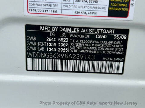 2008 Mercedes-Benz S-Class S 550 4MATIC