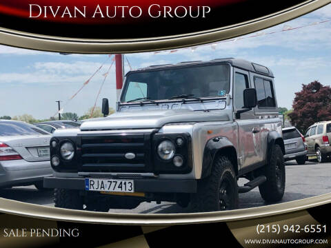 1986 Land Rover Defender for sale at Divan Auto Group in Feasterville Trevose PA