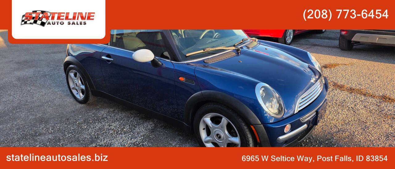 Dk. Blue 2003 MINI Cooper Base 2dr Hatchback 1