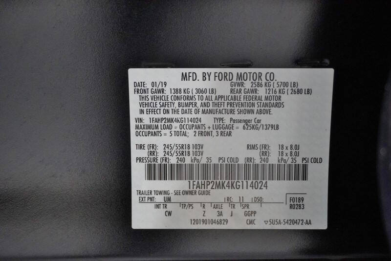 2019 Ford Taurus Police Interceptor