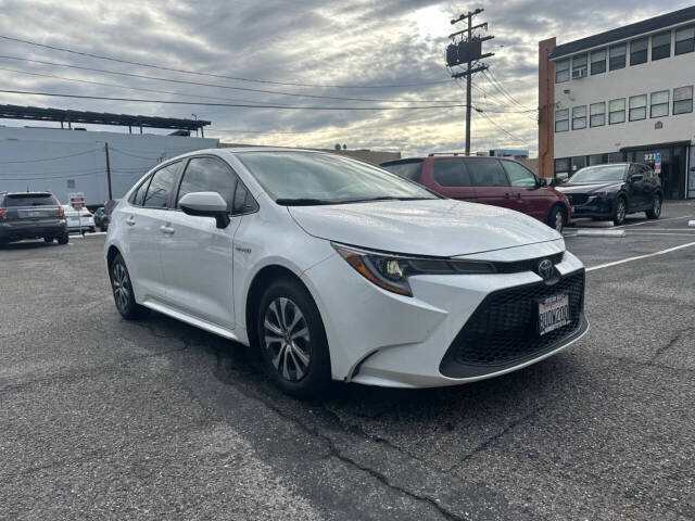 2021 Toyota Corolla Hybrid for sale at Autorange Motors LLC in San Jose, CA