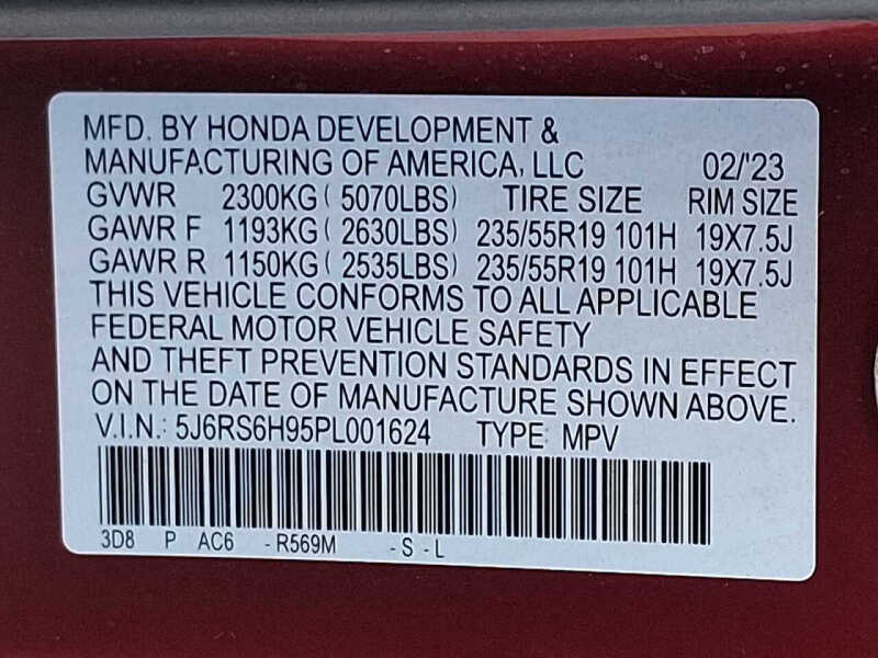 2023 Honda CR-V Hybrid Sport Touring