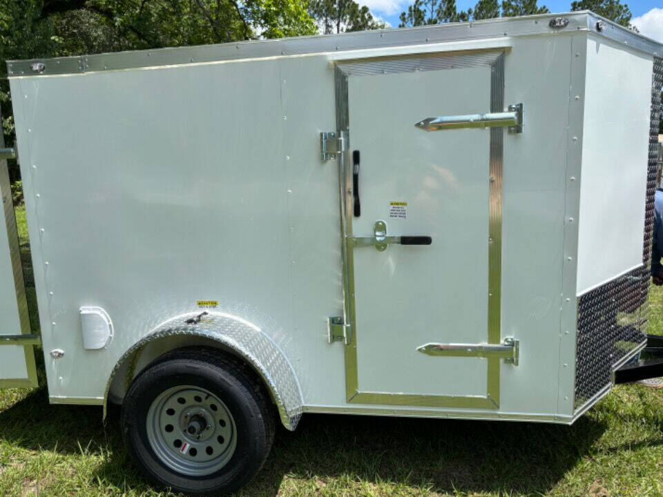 2024 South River Enclosed Cargo Trailer 5x8 for sale at Cross Resurrection Golf Carts and Trailers in Rincon, GA