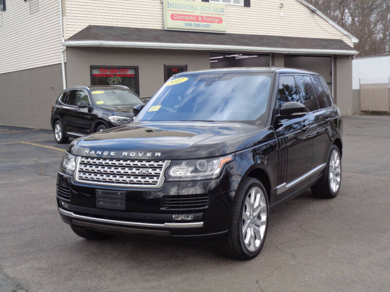 2017 Land Rover Range Rover for sale at International Auto Sales Corp. in West Bridgewater MA