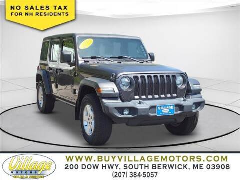 2019 Jeep Wrangler Unlimited for sale at VILLAGE MOTORS in South Berwick ME