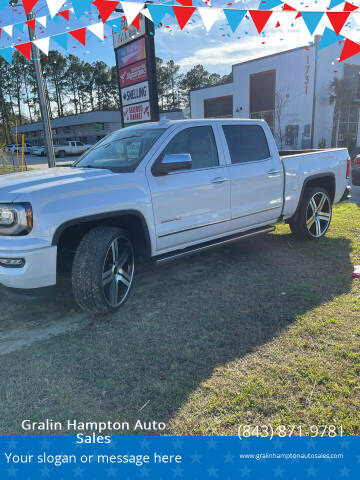 2017 GMC Sierra 1500 for sale at Gralin Hampton Auto Sales in Summerville SC