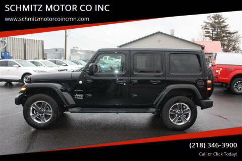 2021 Jeep Wrangler Unlimited for sale at SCHMITZ MOTOR CO INC in Perham MN