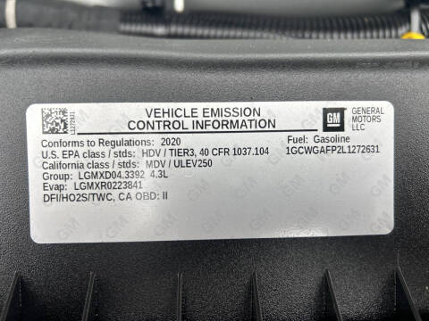 2020 Chevrolet Express 2500