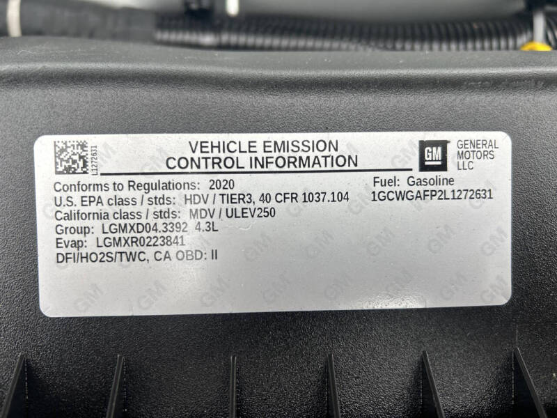 2020 Chevrolet Express 2500
