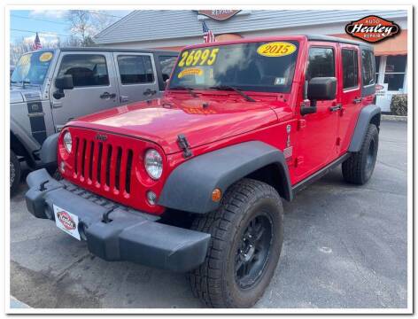 2015 Jeep Wrangler Unlimited for sale at Healey Auto in Rochester NH
