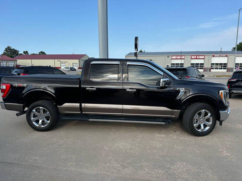 Used 2021 Ford F-150 Lariat with VIN 1FTFW1E82MFA70504 for sale in Saint Paul, NE