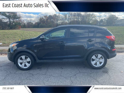 2013 Kia Sportage for sale at East Coast Auto Sales llc in Virginia Beach VA