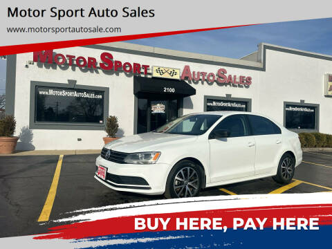 2016 Volkswagen Jetta for sale at Motor Sport Auto Sales in Waukegan IL