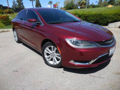 2015 Chrysler 200 for sale at ARAX AUTO SALES in Tujunga CA