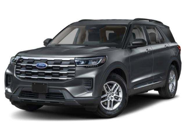 White 2025 Ford Explorer Active Active 4dr SUV 1