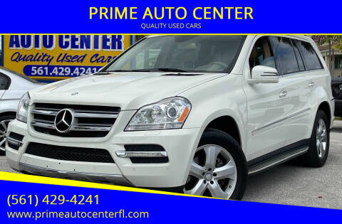 2012 Mercedes-Benz GL-Class for sale at PRIME AUTO CENTER in Palm Springs FL