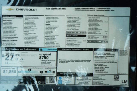 2026 Chevrolet Equinox RS