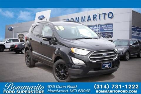 2018 Ford EcoSport for sale at NICK FARACE AT BOMMARITO FORD in Hazelwood MO