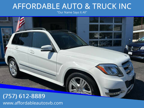 2015 Mercedes-Benz GLK for sale at AFFORDABLE AUTO & TRUCK INC in Virginia Beach VA