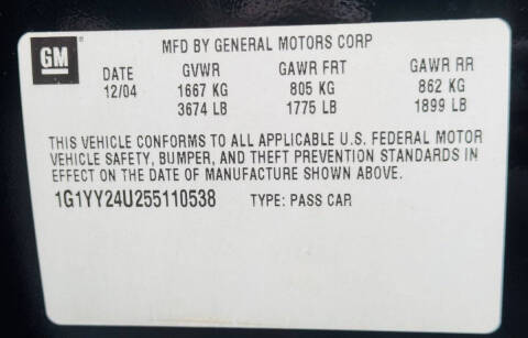 2005 Chevrolet Corvette