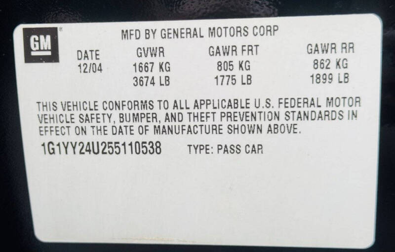 2005 Chevrolet Corvette