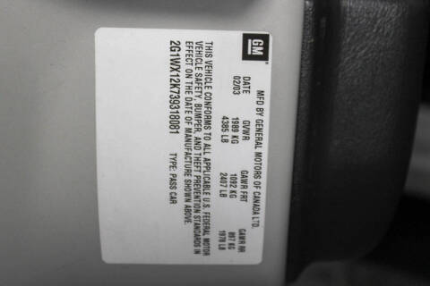 2003 Chevrolet Monte Carlo SS