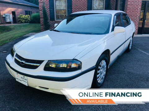 2003 Chevrolet Impala for sale at White Top Auto in Warrenton VA