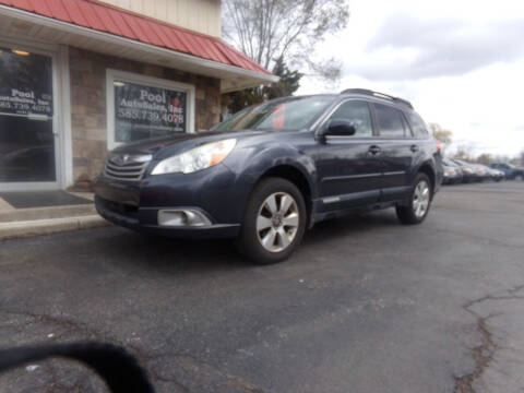 2012 Subaru Outback for sale at Pool Auto Sales Inc in Spencerport NY