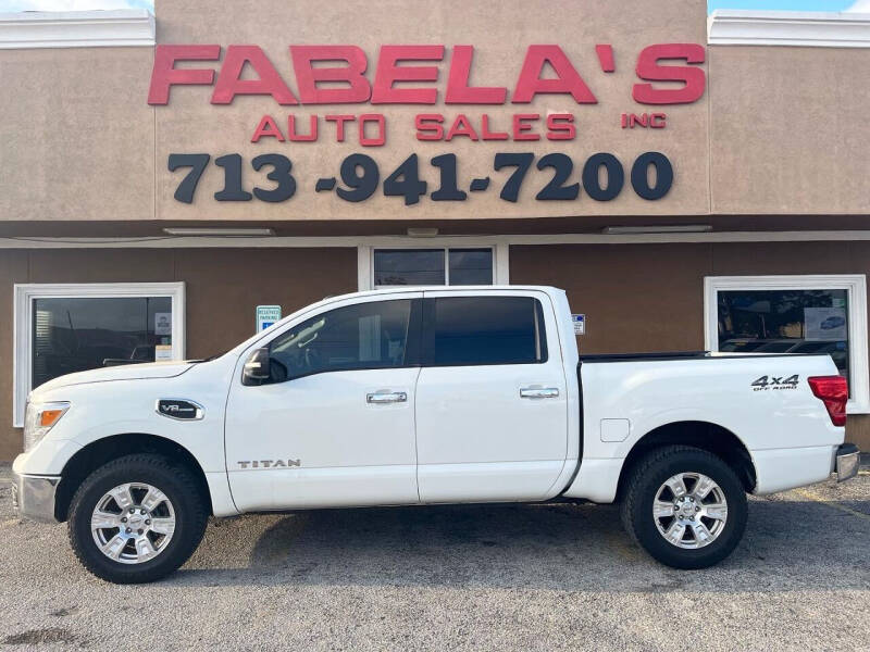 2017 Nissan Titan for sale at Fabela's Auto Sales Inc. in South Houston TX
