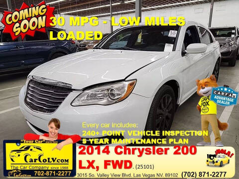 2014 Chrysler 200 for sale at The Car Company in Las Vegas NV