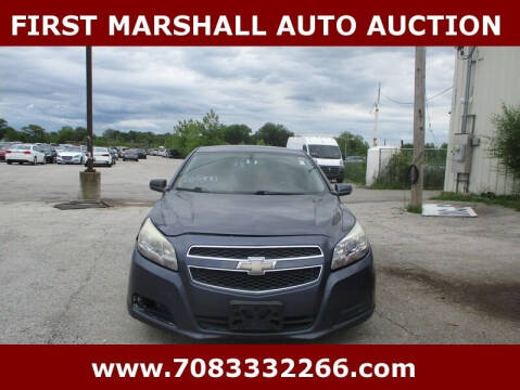 2013 Chevrolet Malibu for sale at First Marshall Auto Auction in Harvey IL