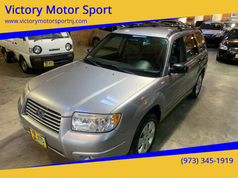 2008 Subaru Forester for sale at Victory Motor Sport in Paterson NJ