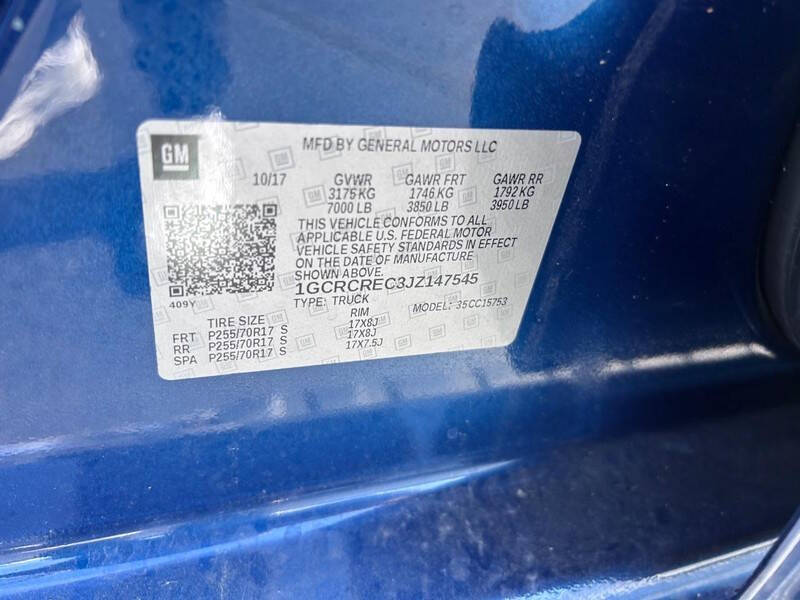 2018 Chevrolet Silverado 1500 LT