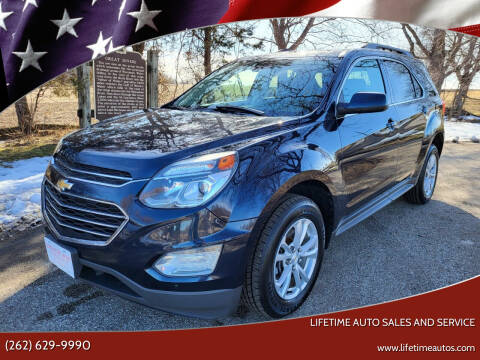2017 Chevrolet Equinox for sale at Lifetime Auto Sales and Service in West Bend WI