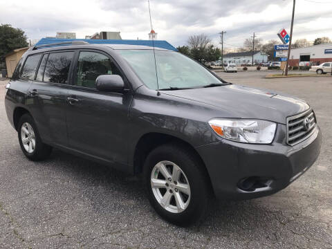 2008 Toyota Highlander for sale at Cherry Motors in Greenville SC