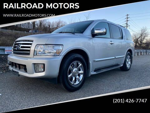 2005 Infiniti QX56 for sale at RAILROAD MOTORS in Hasbrouck Heights NJ