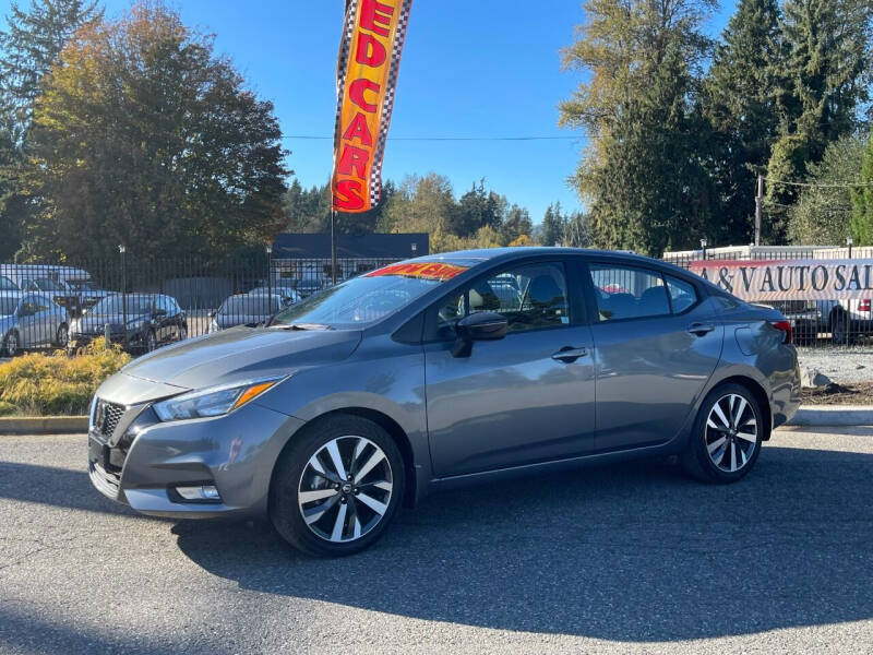 2021 Nissan Versa for sale at A & V AUTO SALES LLC in Marysville WA