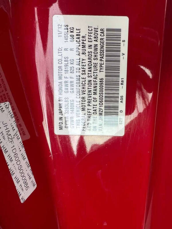 2013 Honda CR-Z EX
