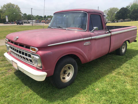1965 Ford F-100 for sale at S & H Motor Co in Grove OK