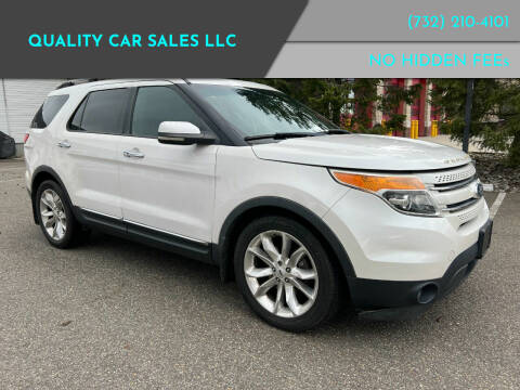2012 Ford Explorer for sale at Quality Car Sales LLC in South River NJ