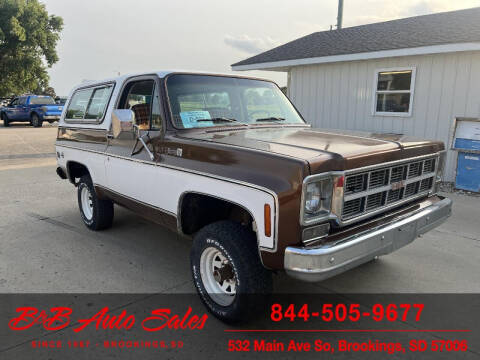 1978 GMC Jimmy for sale at B & B Auto Sales in Brookings SD