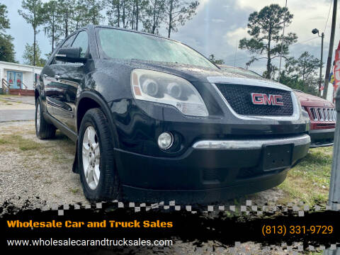 2009 GMC Acadia for sale at Wholesale Car and Truck Sales in Plant City FL