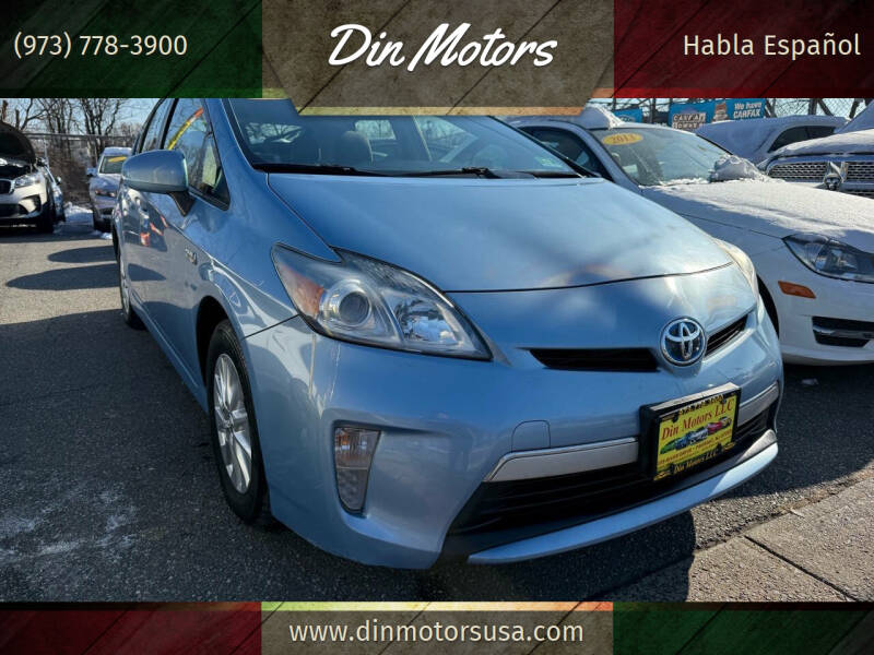 2012 Toyota Prius Plug-in Hybrid for sale at Din Motors in Passaic NJ